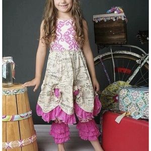 Mustard pie Daphne dress and capris